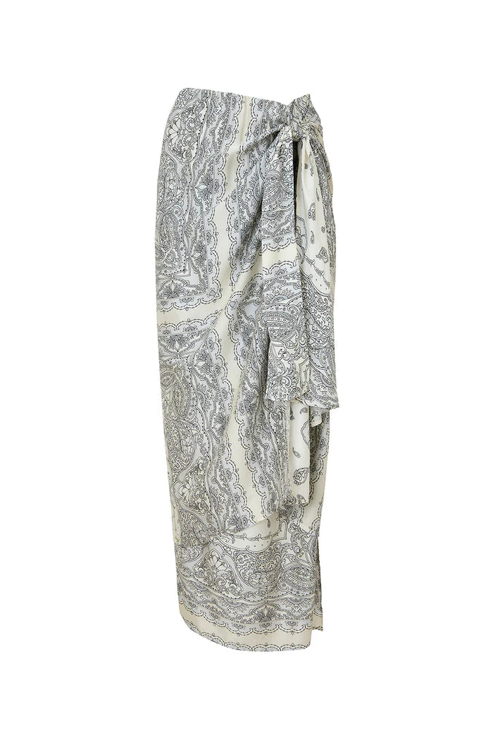 Falda Iana Paisley Natural