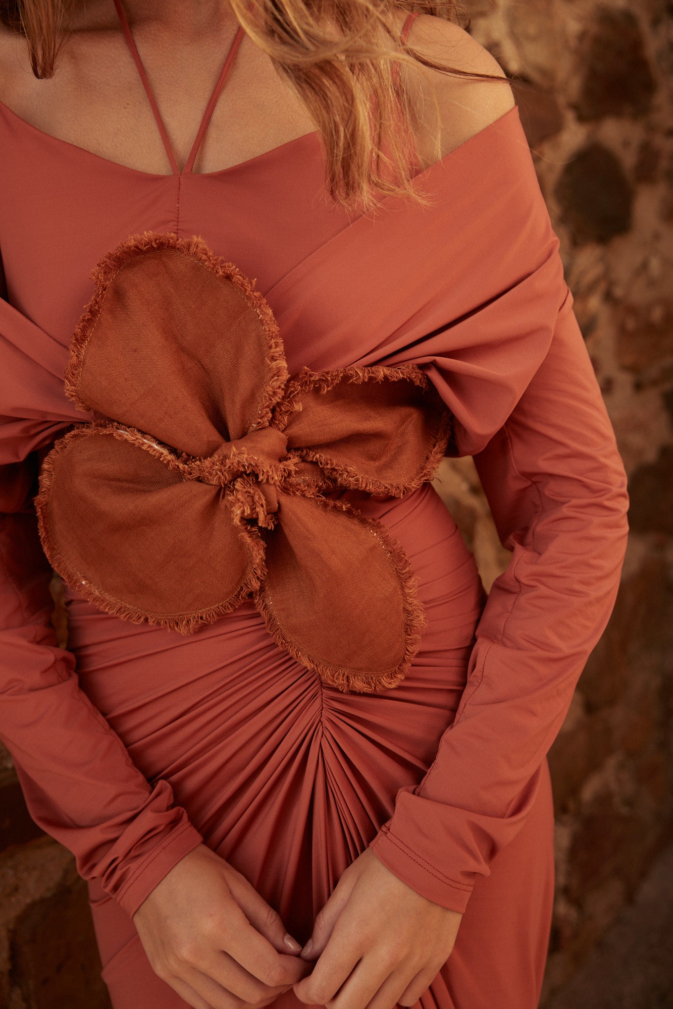 Vestido Amaia Terracota