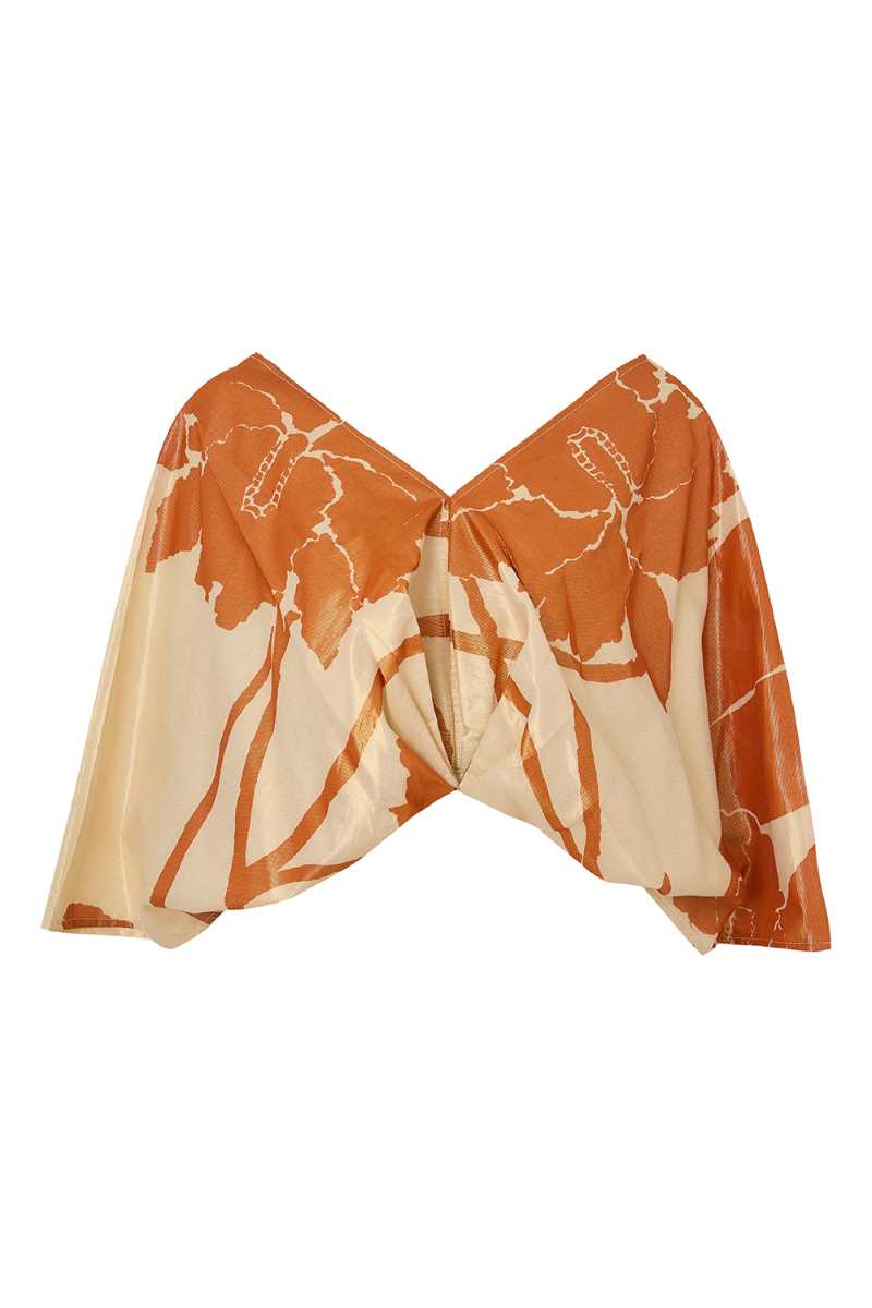 Blusa New Providencia Natural Terracota