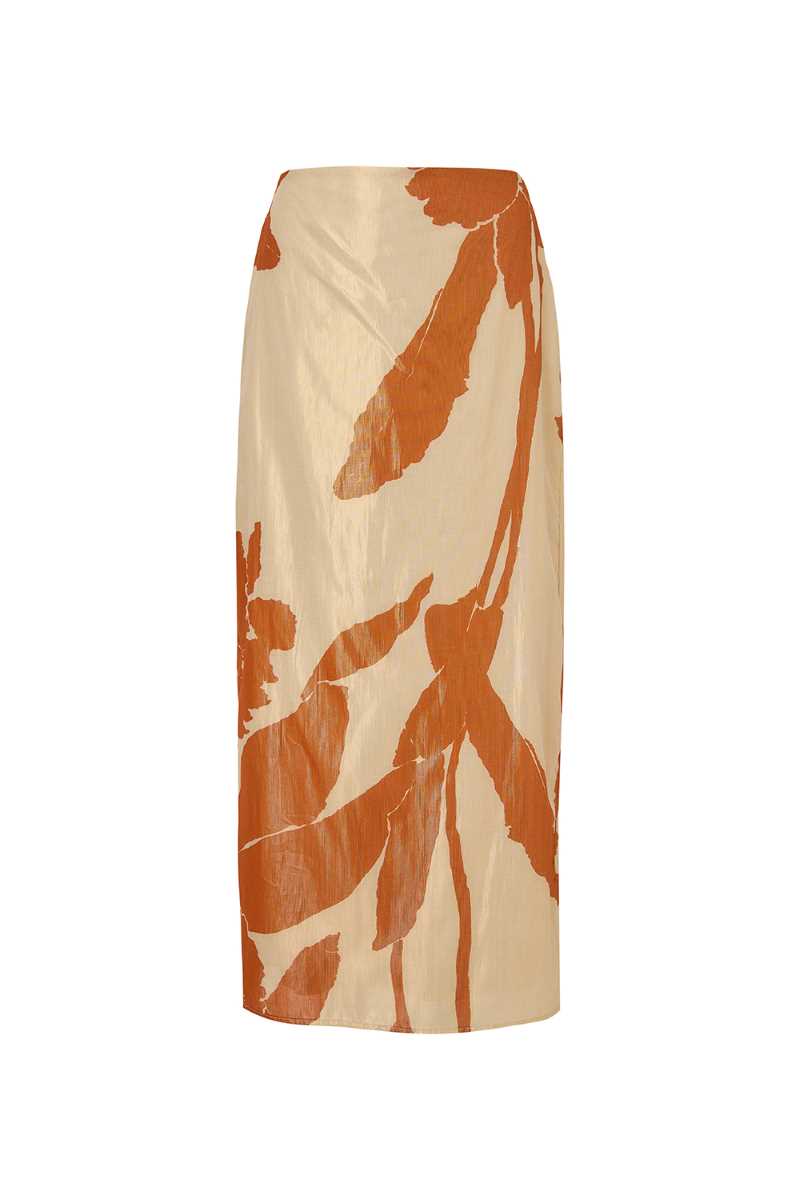 Falda Arabella Natural Terracota