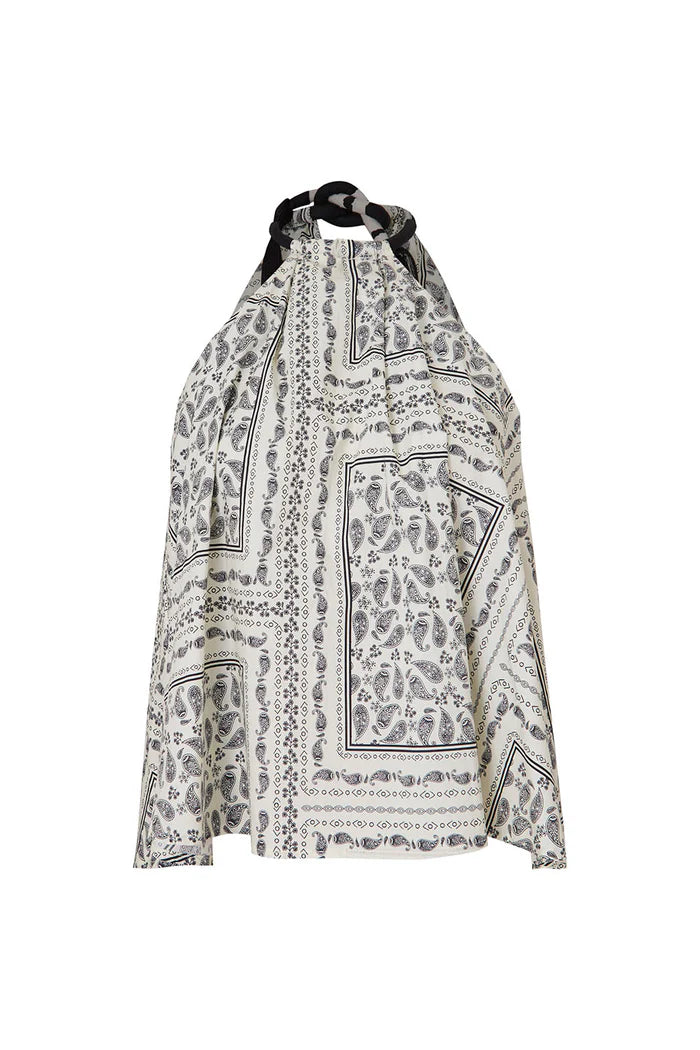 Blusa Baia Print Negro Natural