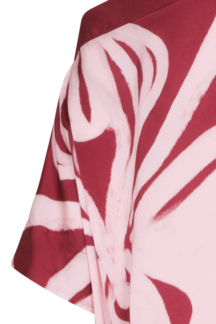 Vestido Jeté Burgundy Pink