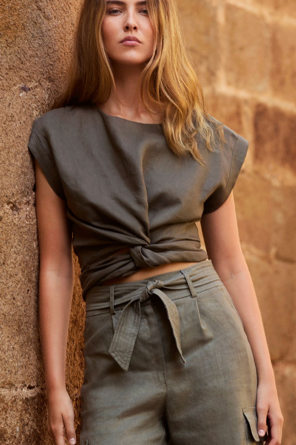 Blusa Maquen Verde Oliva