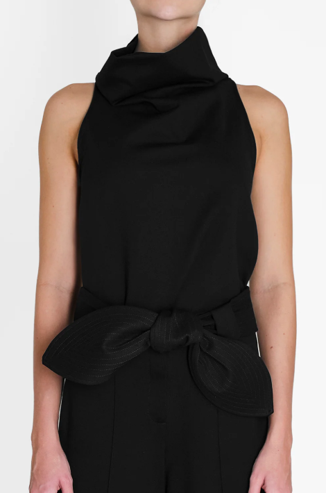 Blusa Noche de Lirios Negro