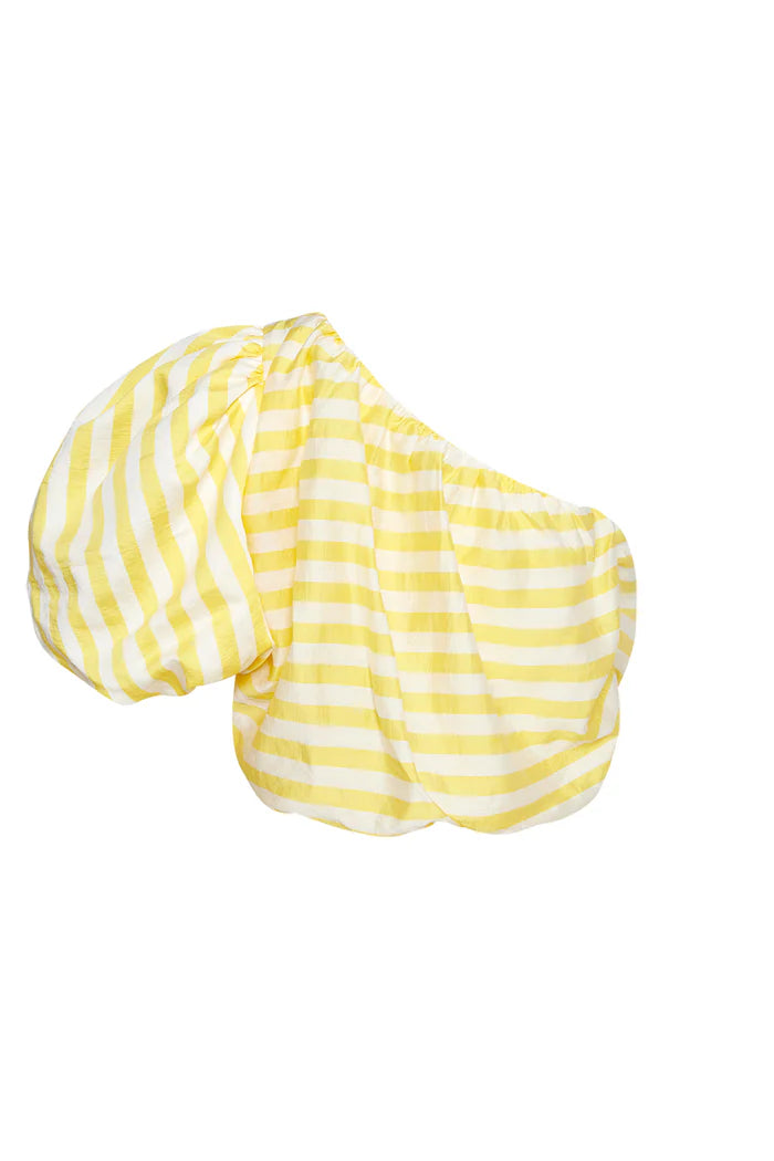 Crop Top Arrecife Mantequilla