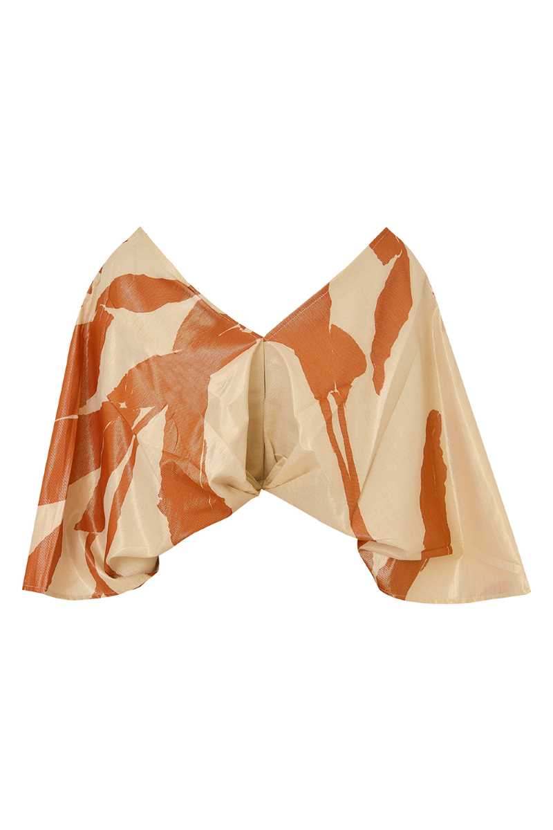 Blusa New Providencia Natural Terracota