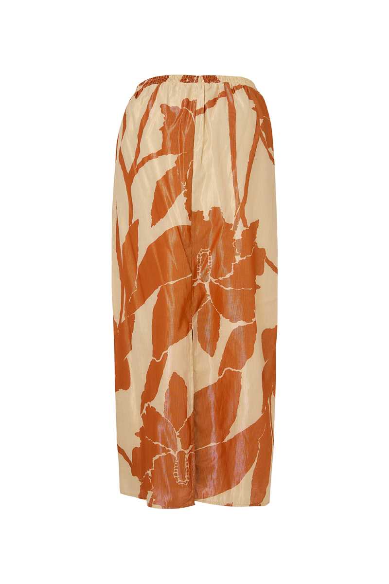 Falda Arabela Natural Terracota