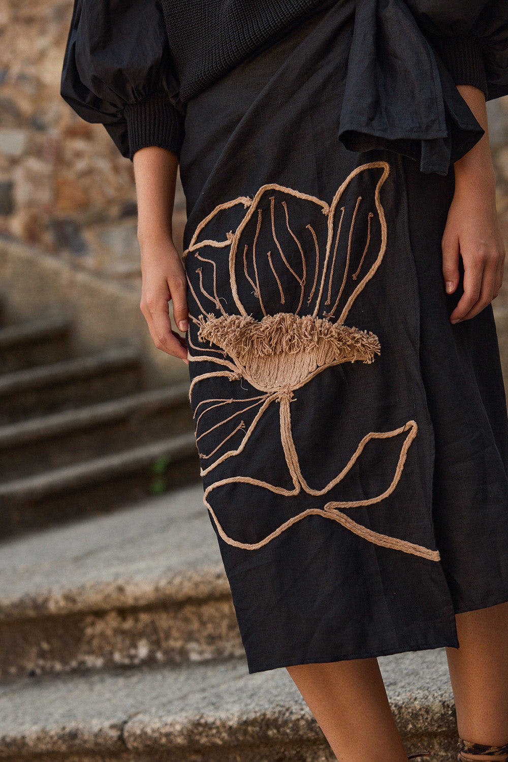 Falda Samoa Negra