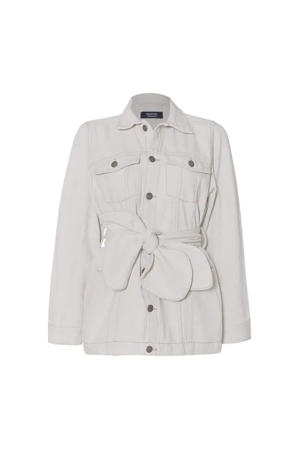 Beige Floral Storm Jacket